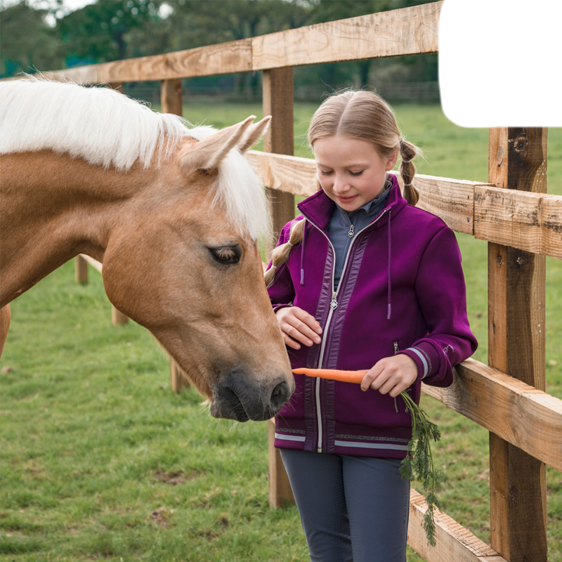 LeMieux Young Rider Luxe Jacket - Grape-3